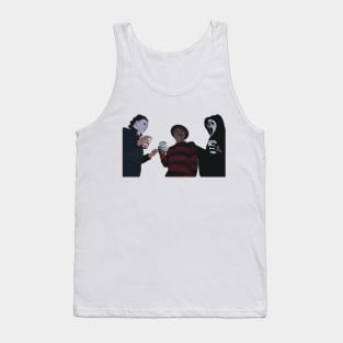 Horror And Coffee Tank Top